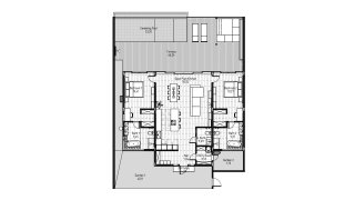 Villa floor plan, 2 bedrooms in Serenity Villas No. 11016